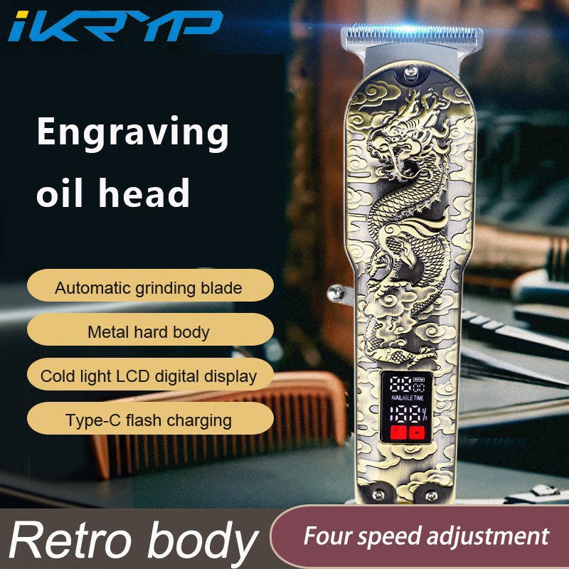 Household Shaving Hair Clippers Professional Hair Clipper Men'S Electric Hair Clipper Hair Salon Carving Electric Clippers - Image 3